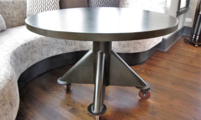 All metal coffee table - Rustic Elements Furniture