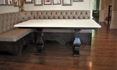 Small Belly Pedestal on 6.5' Table