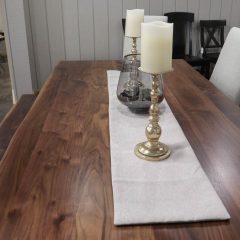 Rustic Elements - Walnut Anchor Table & Bench