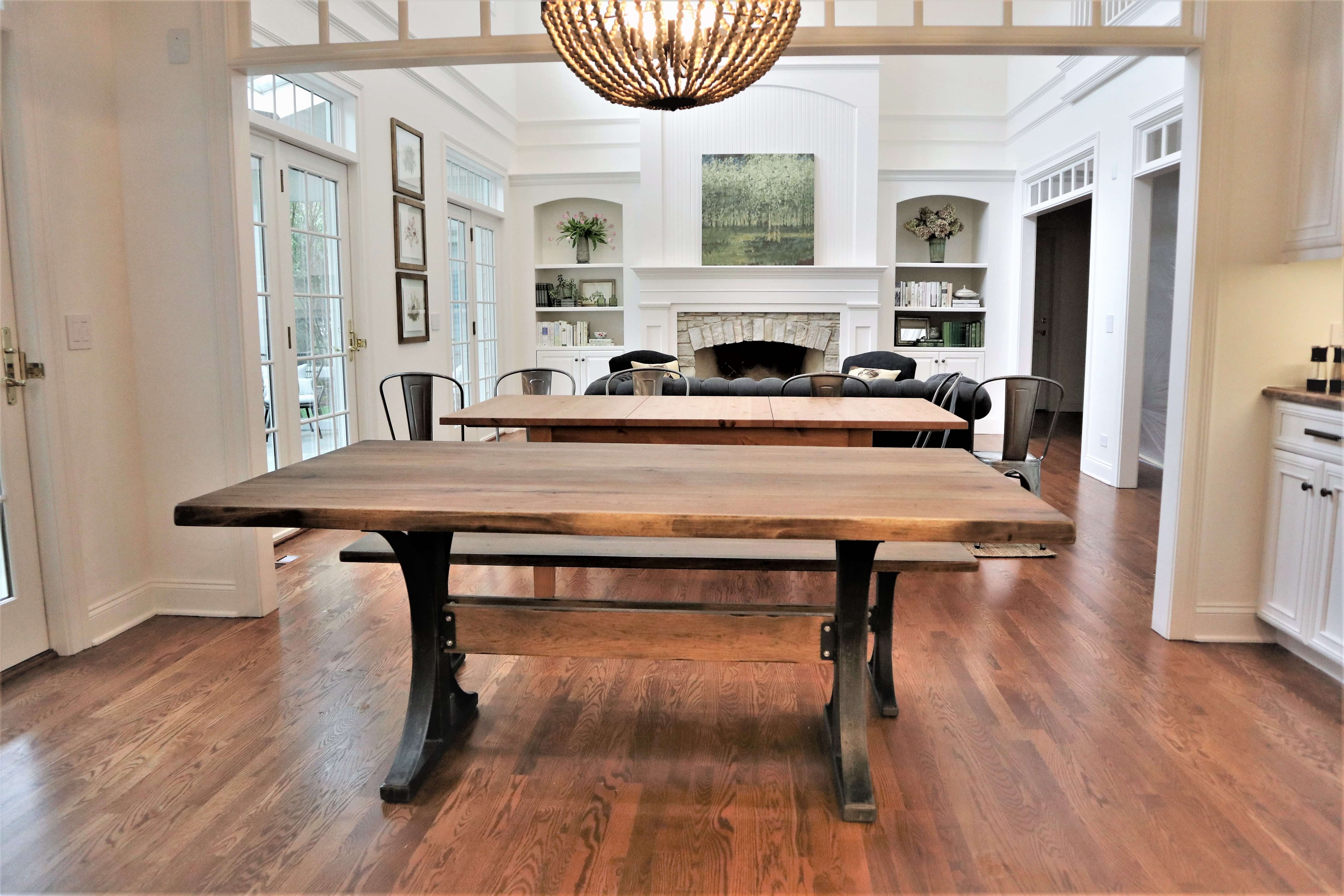 custom wood table