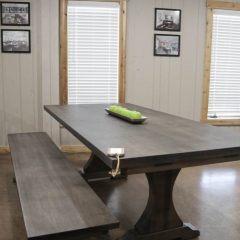 Rustic Elements Furniture - Craftsman Table & Bench