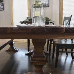 Rustic Elements - Franklin Pedestal Table