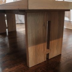 Rustic Elements Dana Pedestal Table