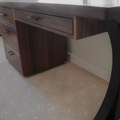 Rustic Elements Furniture - Custom Walnut Desk