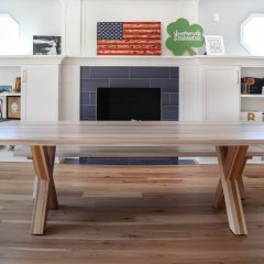 Rustic Elements Furniture - Wood X Base