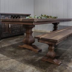 Rustic Elements Furniture - Tuscan Pedestal Table