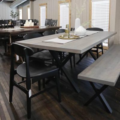 Rustic Elements - Metal-X with Marque Side Chair