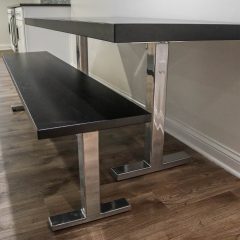 Metal-T Base Table