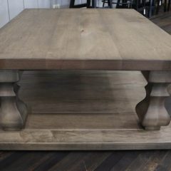 Rustic Elements - Tuscan Planked Platform Coffee Table