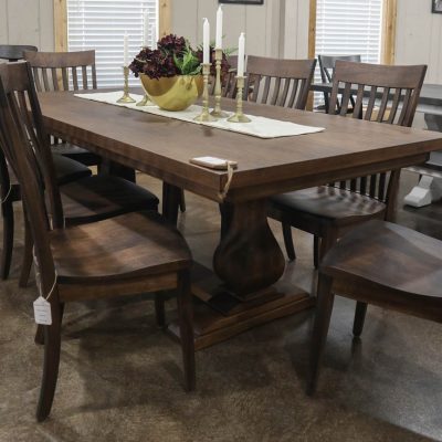 Rustic Elements - Belly Pedestal Table