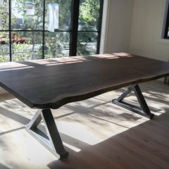 Rustic Elements Furniture - Walnut Live Edge Table