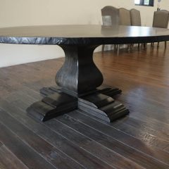 Round Belly Pedestal Table