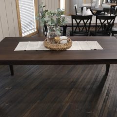 Rustic Elements - Tapered Four-Leg Table with Herrington Chairs