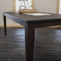 Rustic Elements - Tapered Four-Leg Table with Herrington Chairs