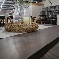 Rustic Elements - Tapered Four-Leg Hickory Table