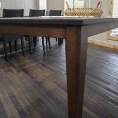 Rustic Elements - Tapered Four-Leg Hickory Table