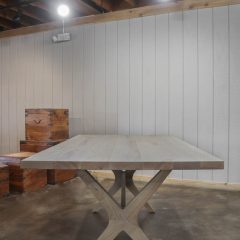 Rustic Elements Furniture - Brewer Pedestal Table