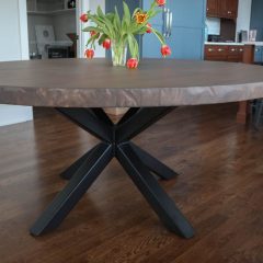 Rustic Elements Furniture - Double Metal-X Base