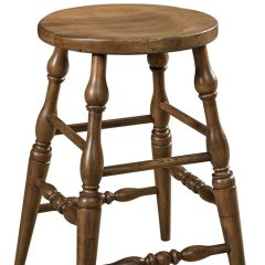 Rustic Elements Scoop Stationary Stool
