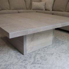 Rustic Elements - Block Base Coffee Table